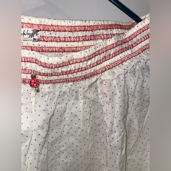 New! Free People Endless Afternoon Bloomers Swiss Dot Embroidered Lace Harem 🌹 M - Picture 13 of 16